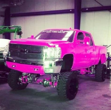 Love It Pink Lifted Trucks Jacked Up Trucks Pink Truck