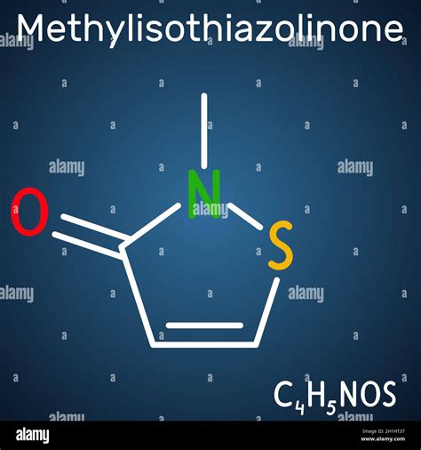 Metilisotiazolinona Mit Molécula De Mi Es Conservante Potente