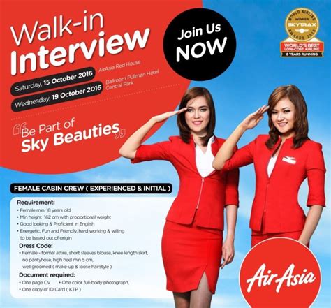 Resource for people looking for cabin crew, cabin crew jobs, cabin crew forum, cabin crew careers and much more. AirAsia Cabin Crew Interview Experience