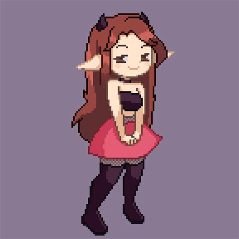 Commission Pixel Dance Girl By Dantlow On Newgrounds