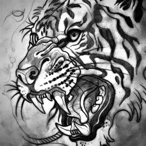 Pin By On B W Tiger Tattoo Tiger Tattoo Design Tattoos