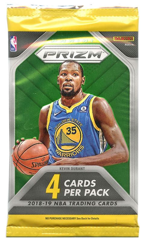 Nba Panini 2018 19 Prizm Basketball Trading Card Retail Pack 4 Cards Toywiz