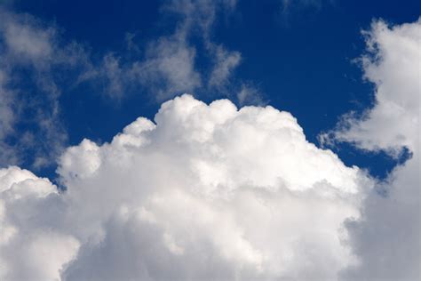 White Cloud In Blue Sky Free Stock Photo Public Domain Pictures