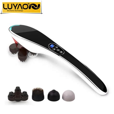 Luyao Electric Cervical Vertebra Massager Devicevibrating Kneading Shoulder Back Neck Massager