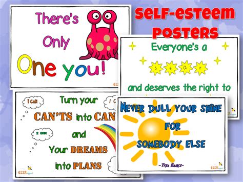 Self Esteem Poster Set Item 117 Elsa Support