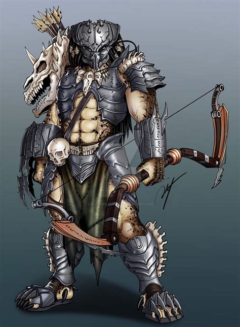 Commission Skyrim Predator Bow Hunter By Ronniesolano On Deviantart