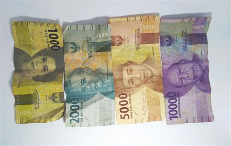 Indonesia Money Rupiah. 500, 1000 , 2000, 5000, and 10000 Indonesian