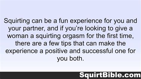 Tips To Make A Woman Squirt For The First Time Youtube