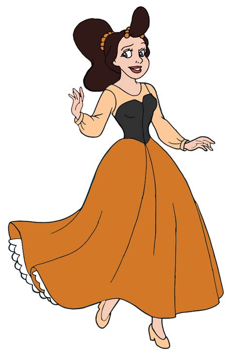 Princess Adella In Her Orange Peasant Dress By Homersimpson1983 On