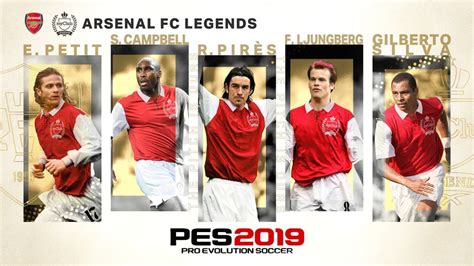Pes 2019 — Arsenal Legends Trailer — футбол
