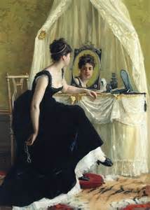 Liveinternet Обратите внимание Oil Painting Woman Art Mirror Art