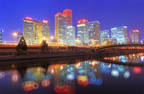 Beijing Night Scenery Stock Photo Image Of Development 36113466
