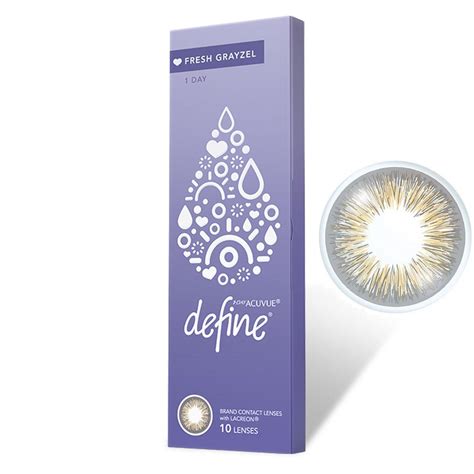 1 Day Acuvue Define Fresh Grayzel 10p The Cosmetic Store New Zealand