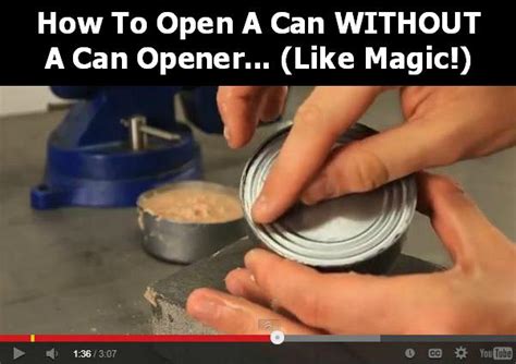 Maybe you would like to learn more about one of these? Opening Cans W/Out Can Opener - The Prepared Page