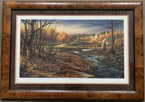 Terry Redlin Indian Summer Lithograph Dec 12 2019 Coughlins In Mi