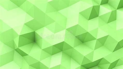 Green Low Poly Background Waving Abstract Low Poly Surface As Simple