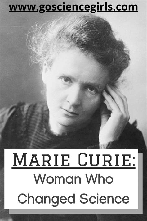 Marie Curie Woman Who Changed Science Marie Curie Marie Curie For