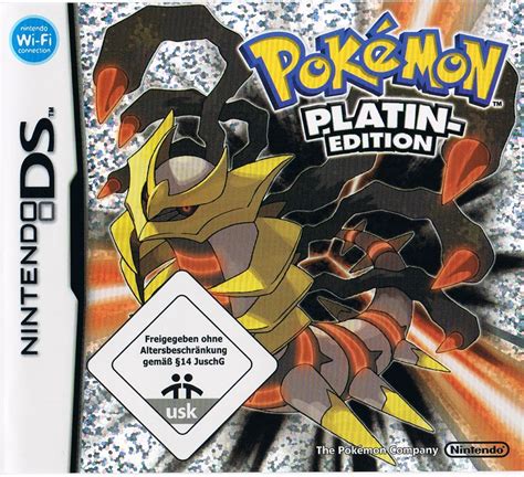 Pokémon Platinum Version 2008 Nintendo Ds Box Cover Art Mobygames