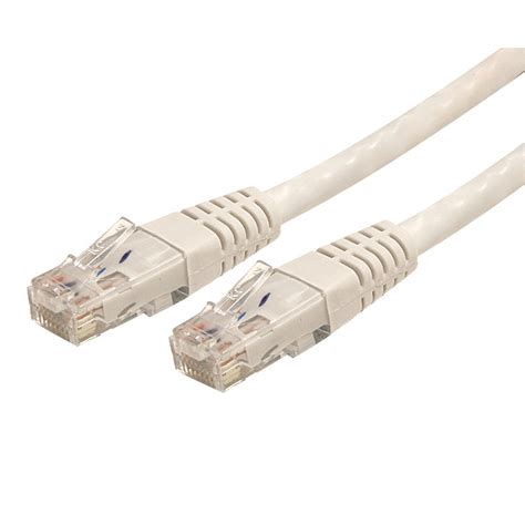 1ft Cat6 Ethernet Cable White Cat 6 Poe C6patch1wh Cat 6 Cables
