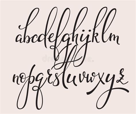 Calligraphy Flourish Alphabet
