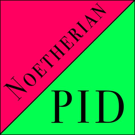Noetherian Rings Generalization Of Pids