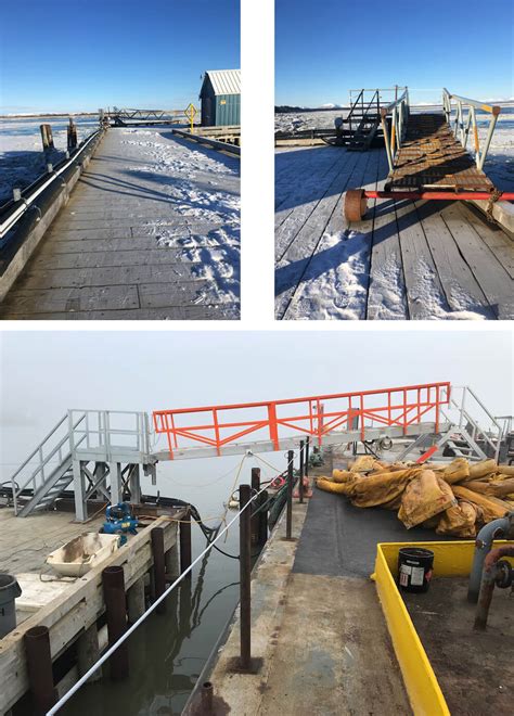 Custom Alaska Marinastep Installation Saferack