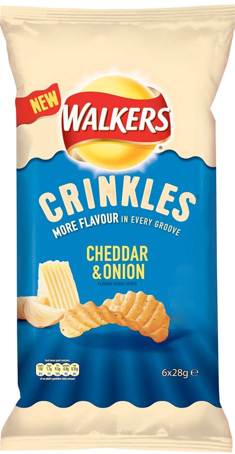 A Blog About Crisps Packet 24 Walkers Crinkles Cheddar And Onion