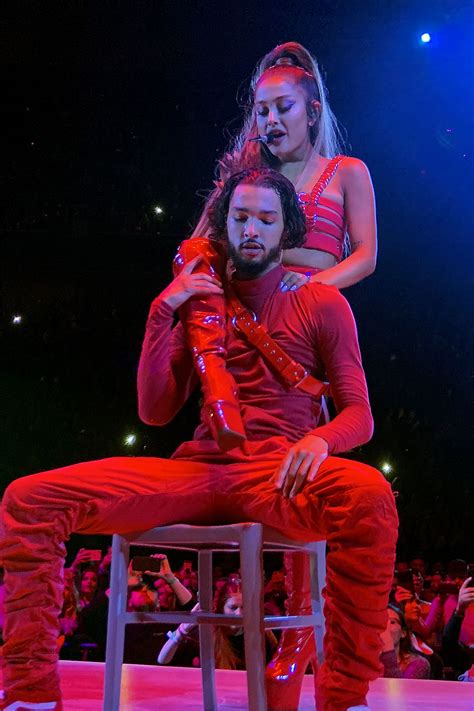 Grande is currently on her sweetener world tour. ARIANA GRANDE Performs at Sweetener World Tour in Albany ...