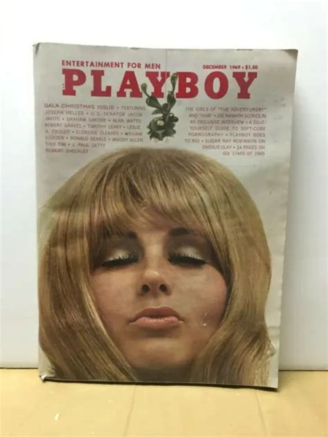 Vintage Playboy Magazine December Issue Has Raquel Welch Inside