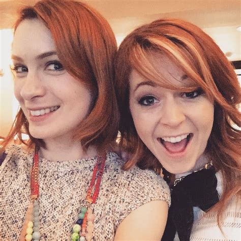 Lovely Lindseystirling At Vidcon Felicia Day Redheads Lindsey Stirling