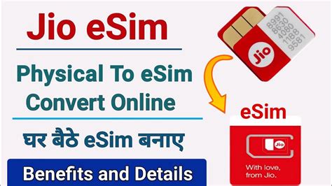 Jio Esim Activation Online At Home How To Convert Jio Sim To Esim In