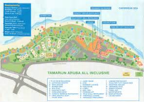 Resort Map Divi Resort Tamarijn Section Aruba