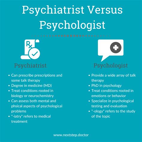 What Is The Difference Between Psychiatrists And Psychologists Next
