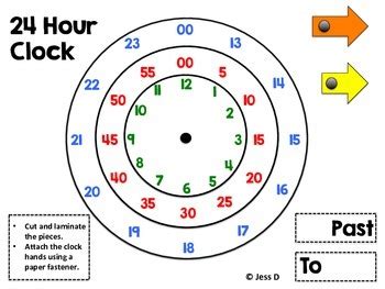 The 12 hour time format does not distinguish clearly between the end of a day and the beginning of the other. 24 Hour Clock Time FREEBIE! by Mrs Six | Teachers Pay Teachers