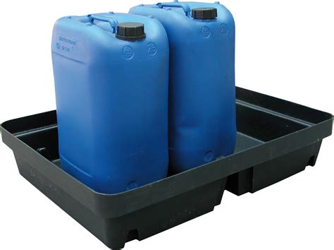 Spilldrip Tray 40 Liter Capacity Polyethylene Fl 205 510 Machinoworld