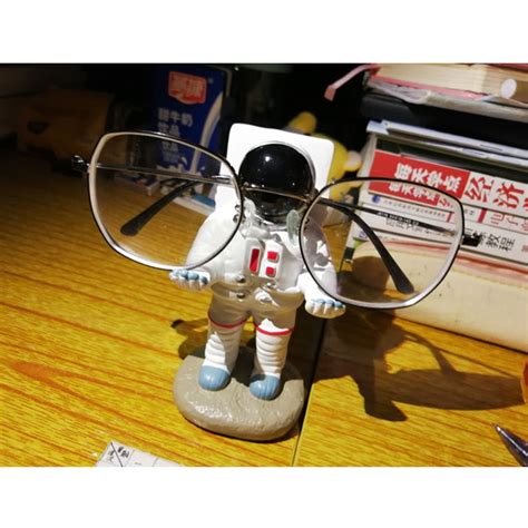 Black Helmet Astronaut Glasses Display Standcute Astronaut Etsy