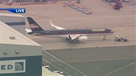 Trump Arrives In Miami As History Making Court Appearance Approaches In