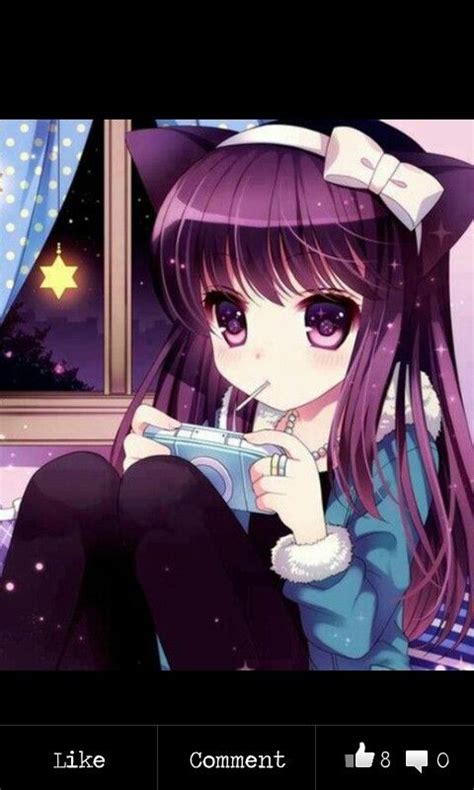 ٩๑ ๑۶ Cute Anime Gamer Girl Anime Anime Drawings Gamers Anime