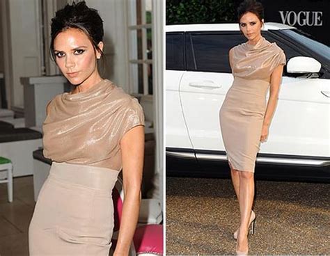 Victoria Beckham Wears Nude Outfit To Kensington Palace Party Mirror