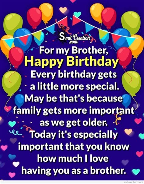 Happy Birthday Brother Wishes Messages And Quotes With Images Images And Photos Finder