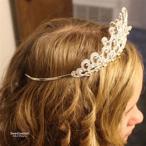 Doodlecraft How To Wear A Tiara Or Crown