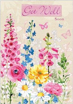 Your gift was exactly what i wanted, even. Get Well | Greeting cards quotes, Flower illustration, Get ...