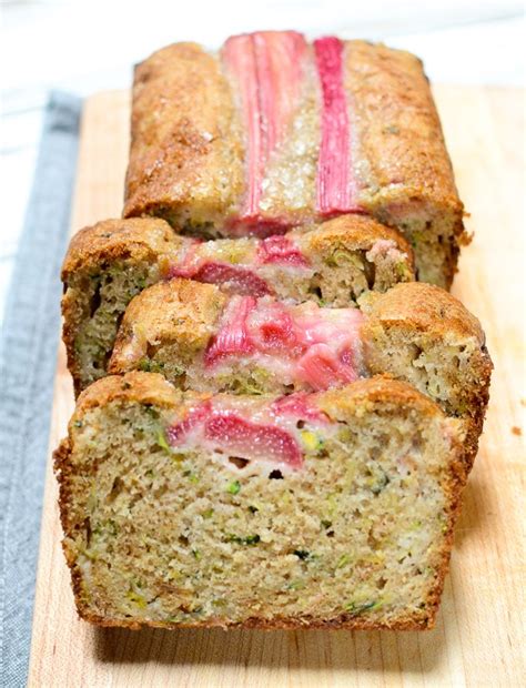 Enjoy a satisfying way to eat more vegetables by adding ripe zucchini to your homemade bread. Easy Rhubarb Zucchini Bread | The Every Kitchen | Recipe ...