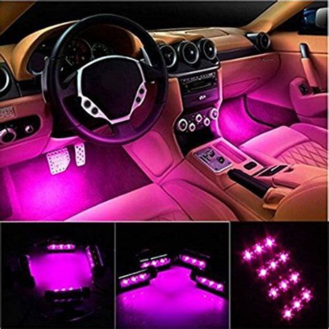 Plus, other great rewards and benefits. EJ 4pc. Car Interior Decoration Atmosphere Light-LED Car ...