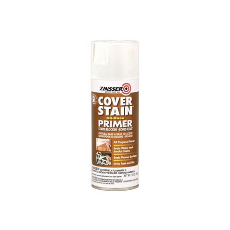 It is perfect for use on interior surfaces and spot priming of exterior surfaces. ZINSSER COVER-STAIN OIL-BASE PRIMER 312G | Chamberlains ...
