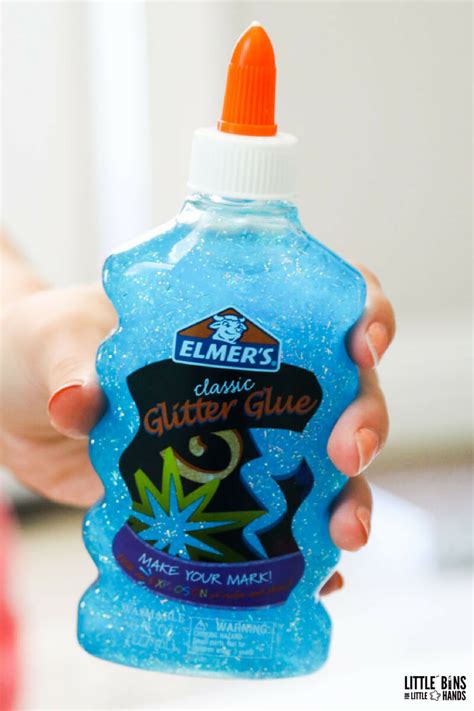 Elmers Glitter Glue Slime Recipe For Kids Slime Making