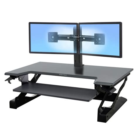 Ergotron Workfit TL Sit Stand Workstation Black | Winc