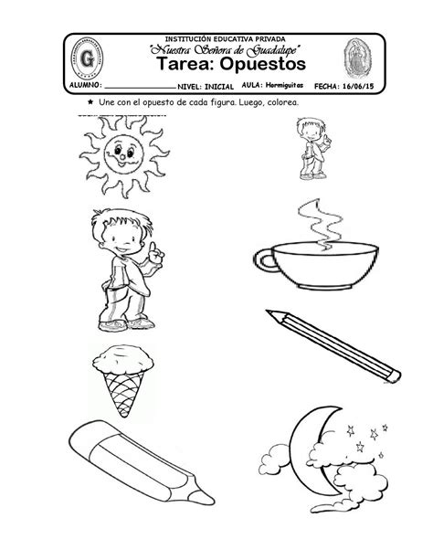 Tarea Opuestos By Katy Hormiguita Issuu