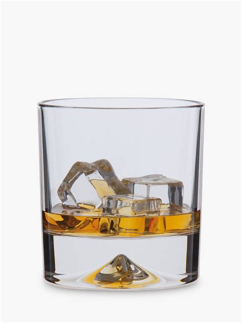 Dartington Crystal Dimple Double Old Fashioned Whiskey Glasses Set Of 2 285ml At John Lewis