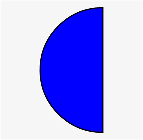 Circle Half Half Blue Circle Transparent Png 406x768 Free
